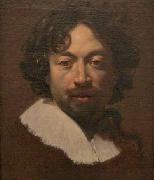 Simon Vouet Self portrait oil painting